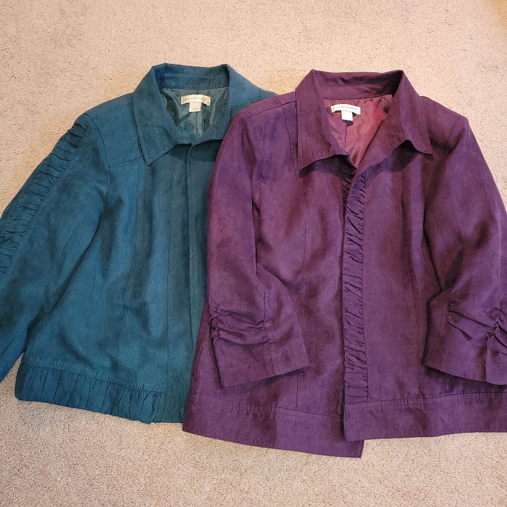 Bundle Of 2 Christopher & Banks Open Front Blazer… - image 1